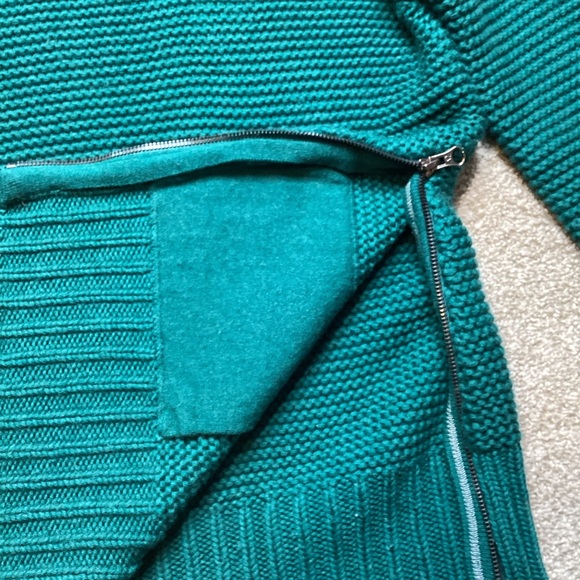 Lululemon Karma Kurmasana Sweater Forage Teal Medium 8 Chunky Merino Turtleneck - Picture 7 of 9